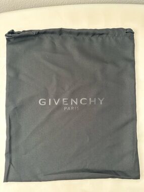 Givenchy Black Drawstring Logo Dust Bag